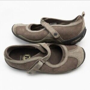 Merrell Circuit MJ Canteen Print Women's Mary Jane Shoes Sz 6.5 OrthoLite Qform